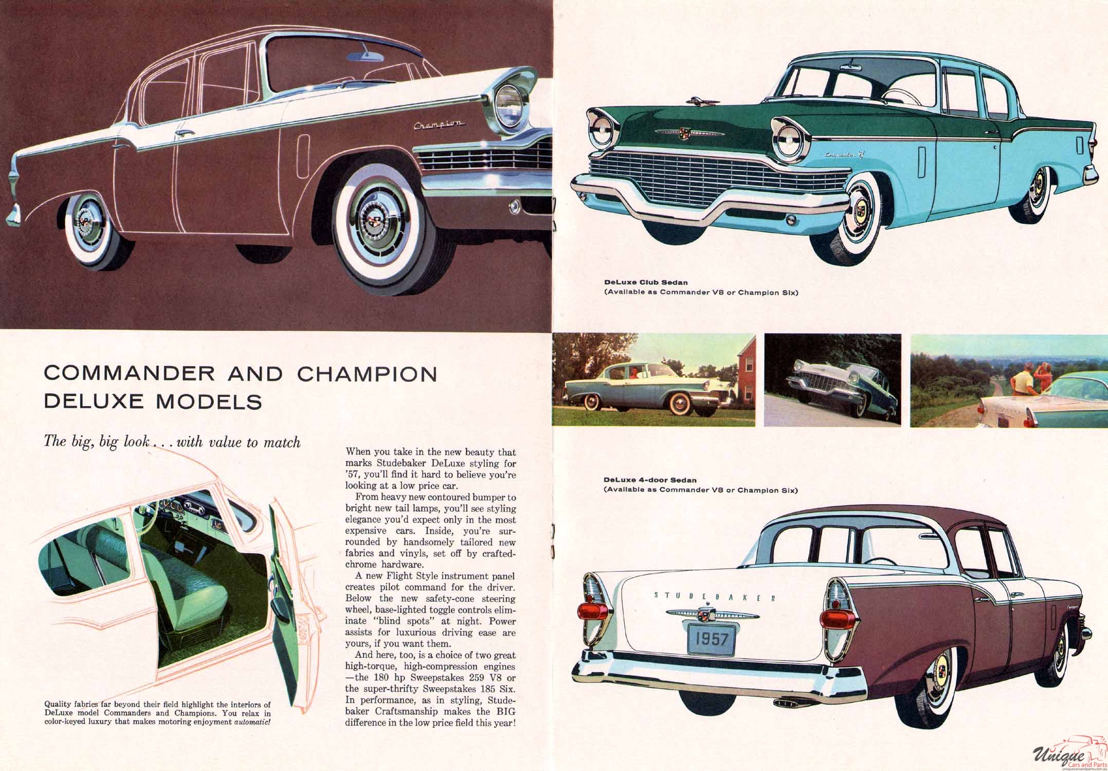 1957 Studebaker Sedans Brochure Page 8